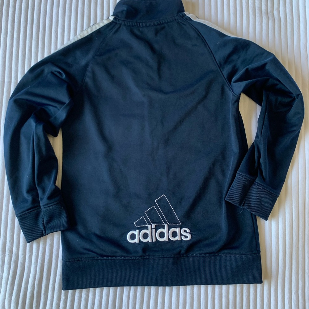 Adidas Navy Blue Track Jacket - Picture 3 of 6